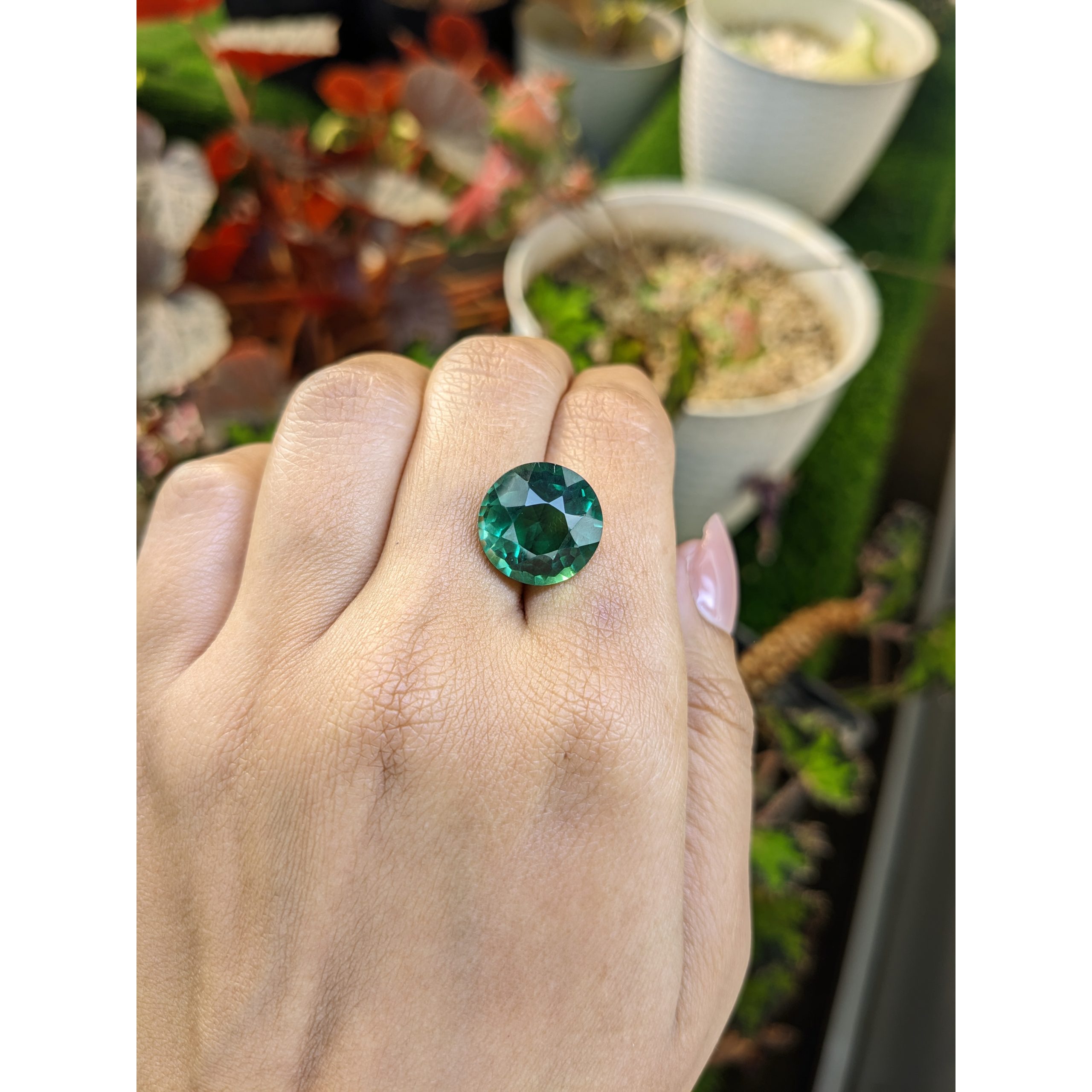 10.07 Ct. Bluish Green Prasiolite - Image 2