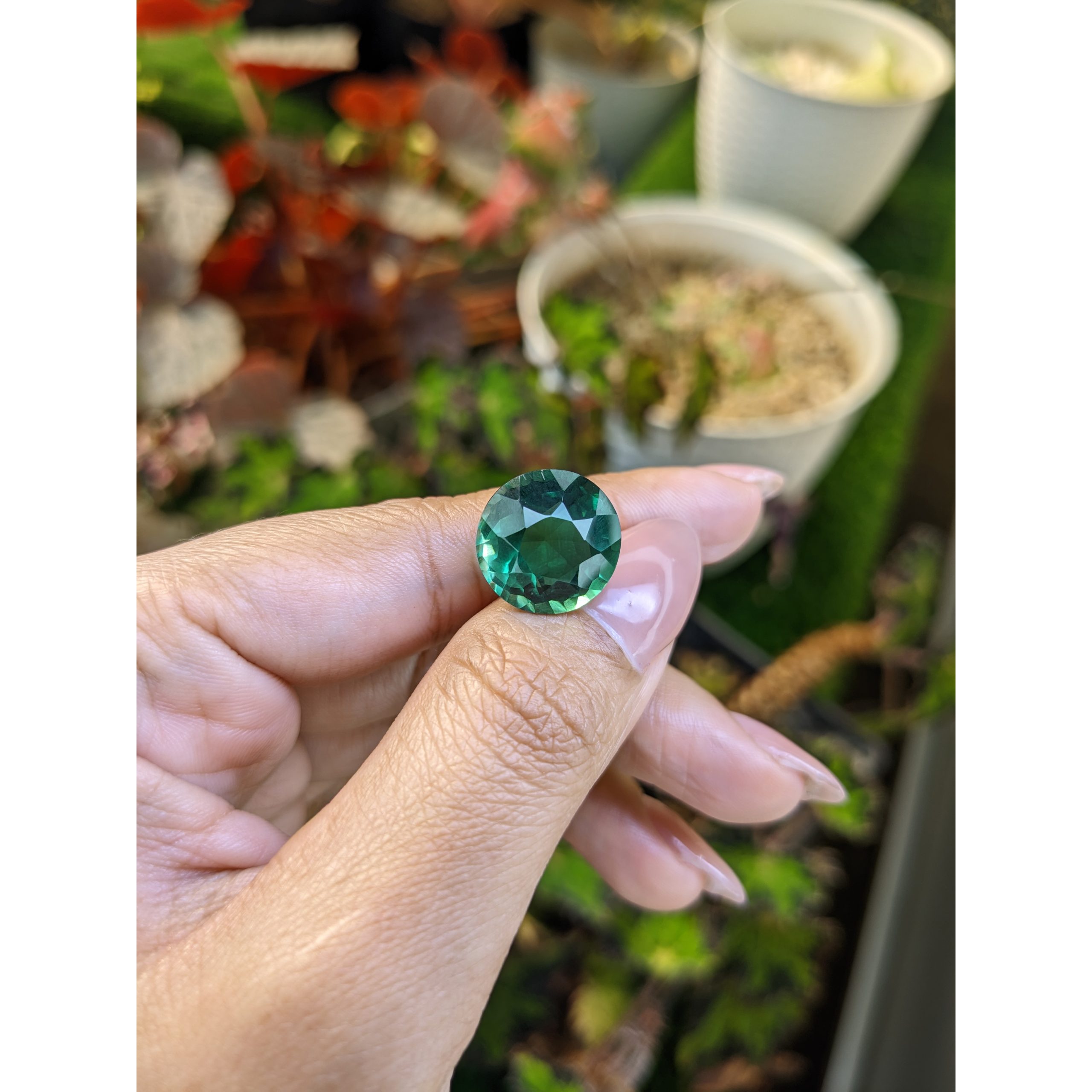 10.07 Ct. Bluish Green Prasiolite - Image 3