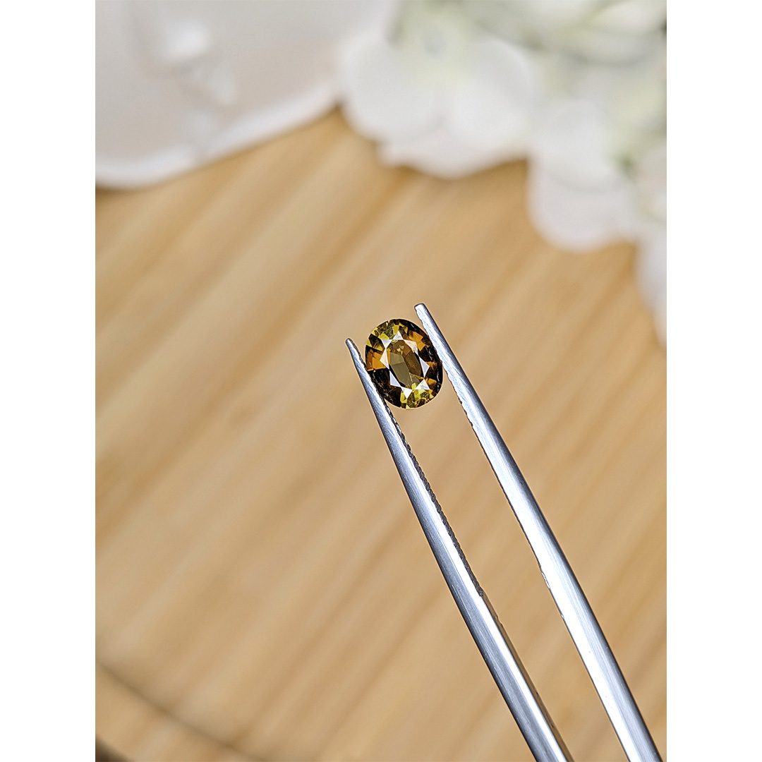 0.65 Ct. Yellowish Brown Zircon - Image 2