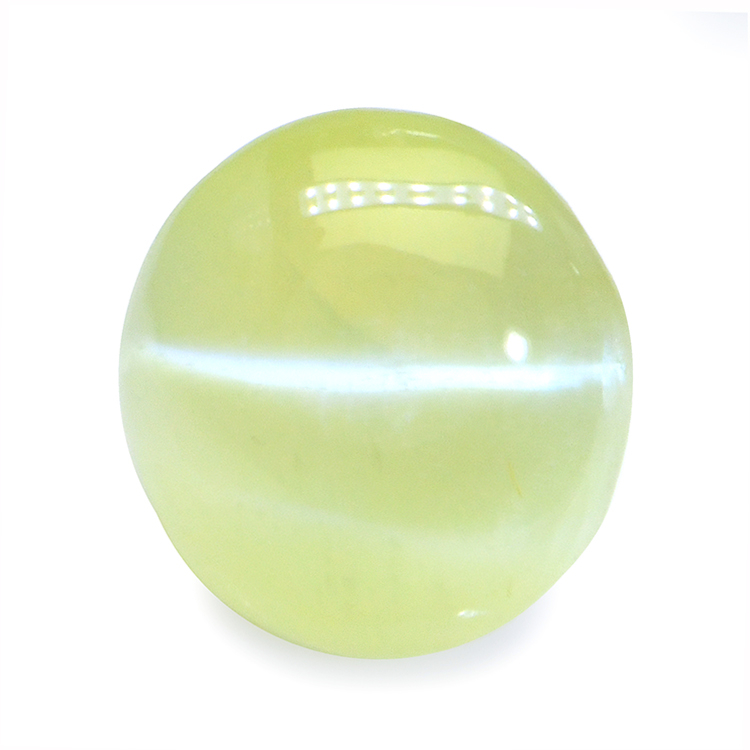 0.55 Ct. Greenish Yellow Cabochon Chrysoberyl