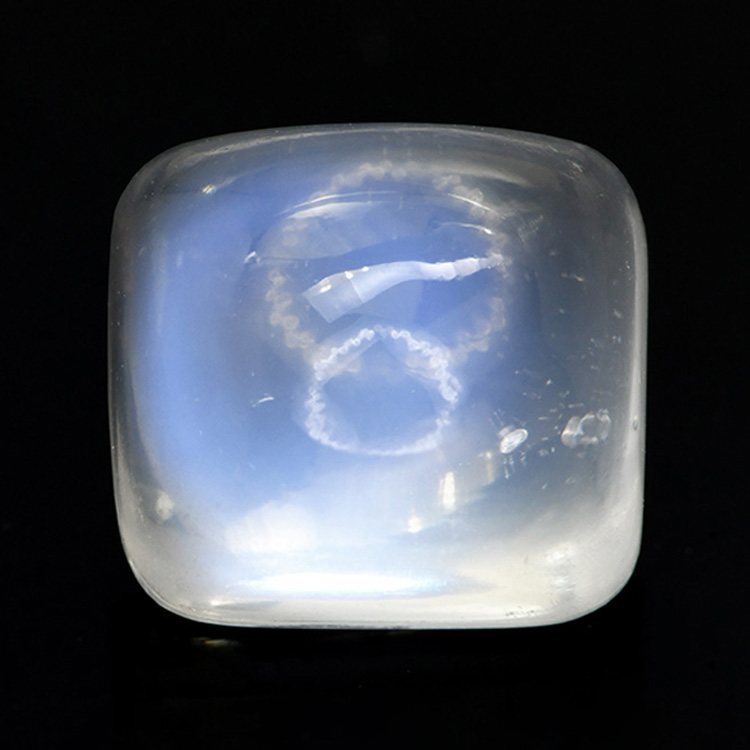 2.52 Ct. Blue Flash Cabochon Moonstone
